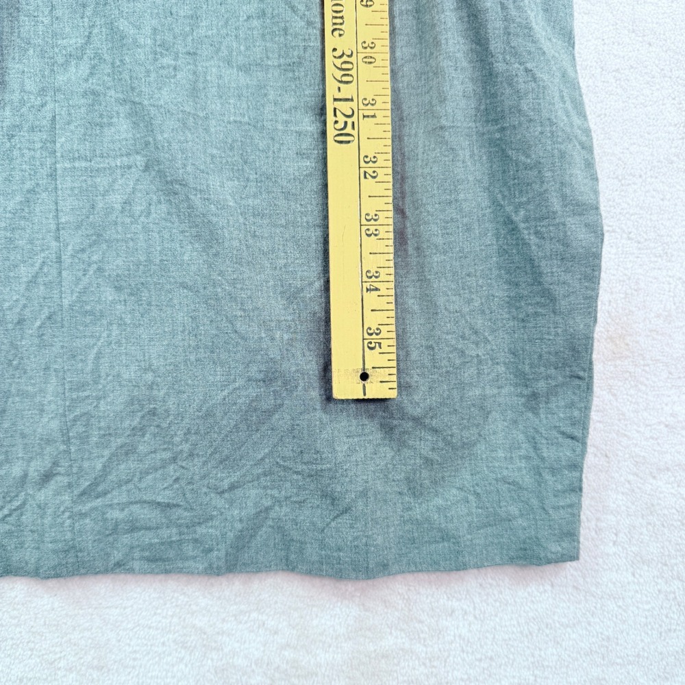 Laundry by Shelli Segal Vintage 90s Grey Colorblock Floral Sheath‎ Dress L9826 - Picture 6 of 9